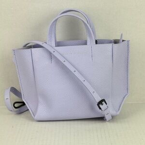 Ampersand As Apostrophe MICRO-TOTE / LILAC LEATHER TOP HANDLE BAG